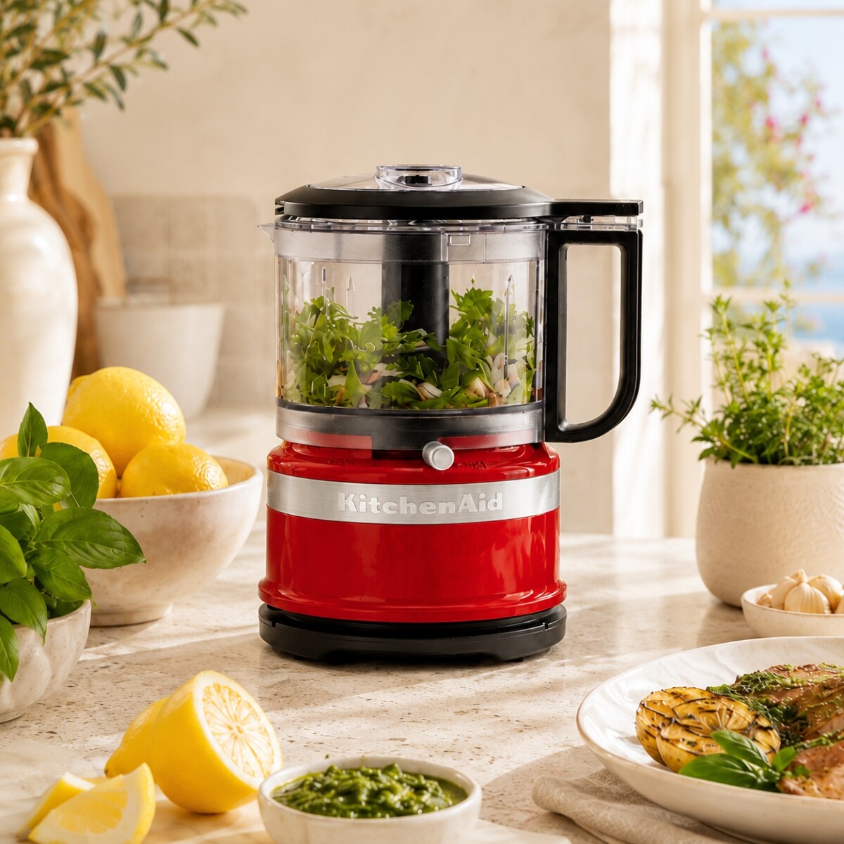 Mini Picadora 830 ml Rojo Imperial KitchenAid 