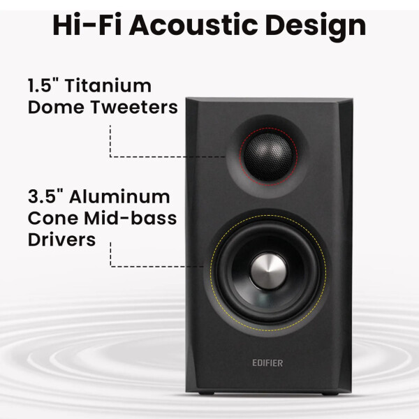 Parlantes Edifier S355db 2.1 Con Subwoofer MARRON