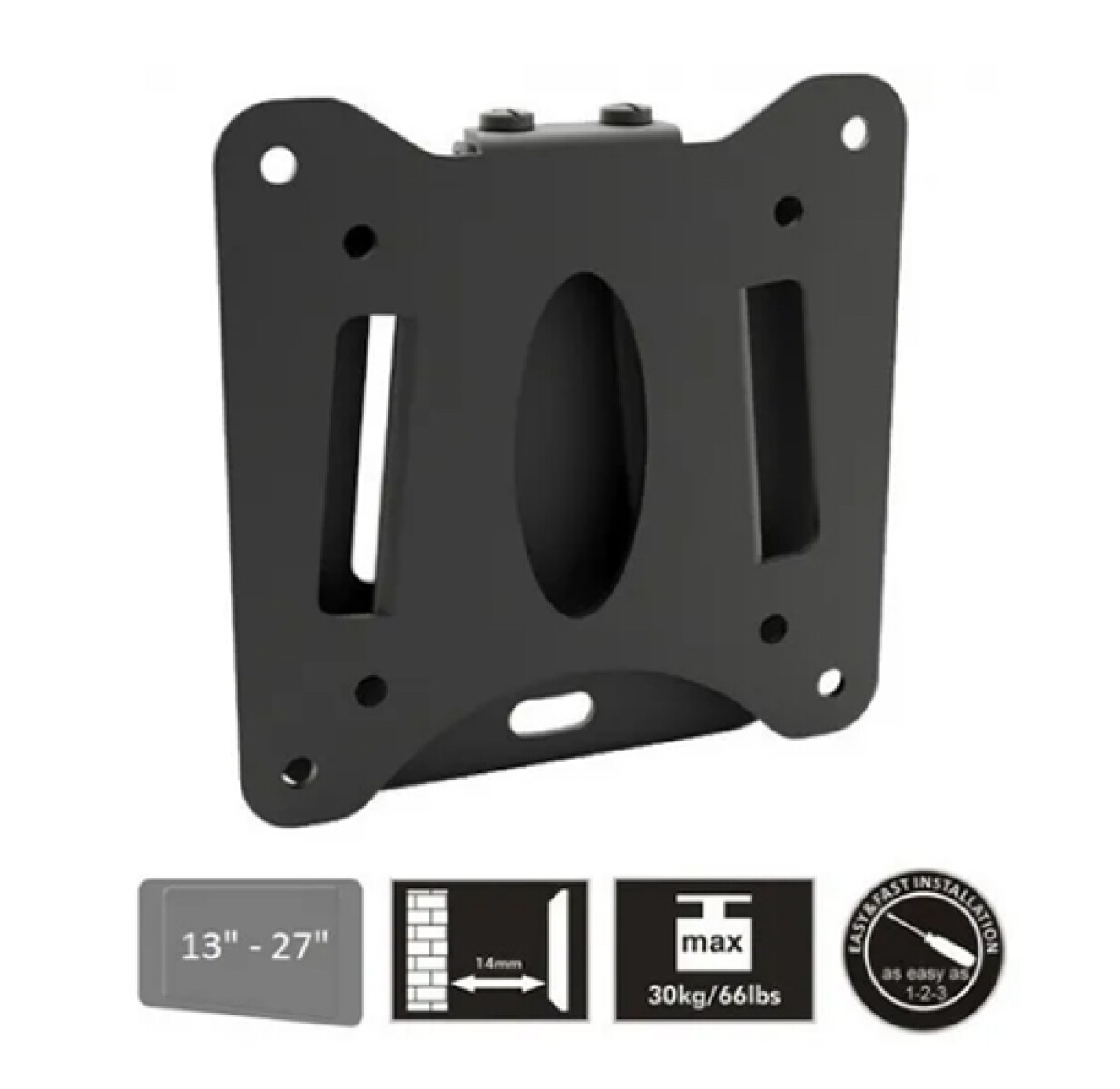 SOPORTE BRATECK LCD-203 FIJO 13” A 27” - N/A 