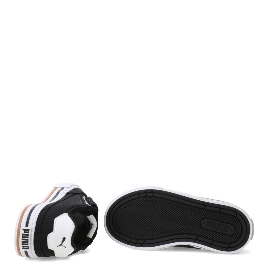 Championes de Niños Puma Court Classic Vulc FS Negro - Blanco