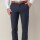 Pantalón de Tencel Classic Fit Azul