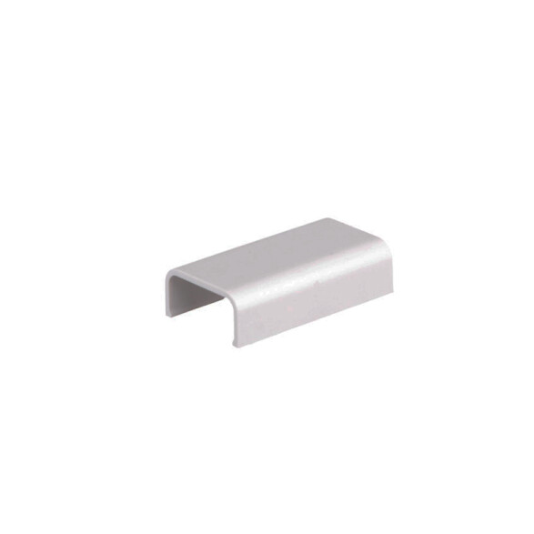 Unión recta blanca para ducto 14x7mm ZO0217