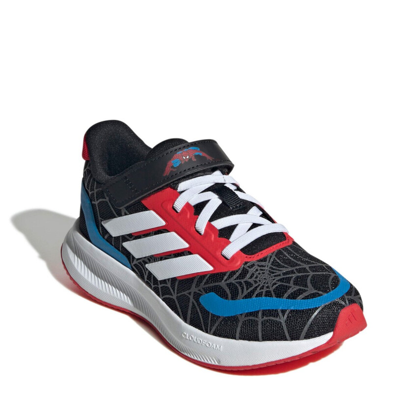 Championes de Niños Adidas Run Falcon Spider Man Negro - Rojo