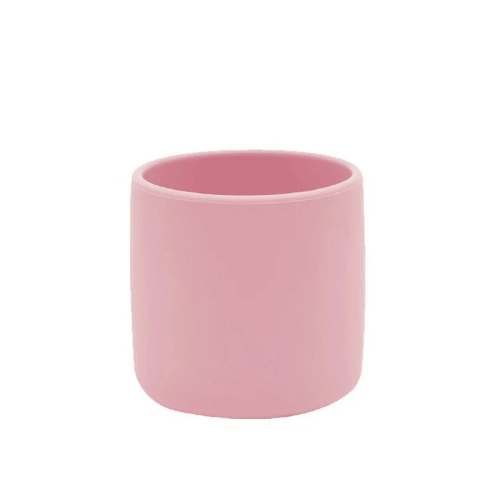 vaso silicona BLW rosa
