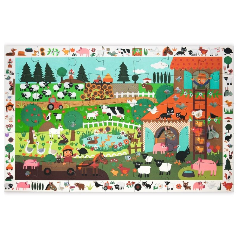 Puzzle de observación 55pcs La Granja