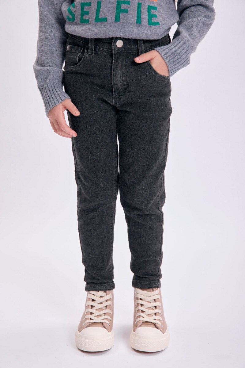 Pantalón jean skinny Gris