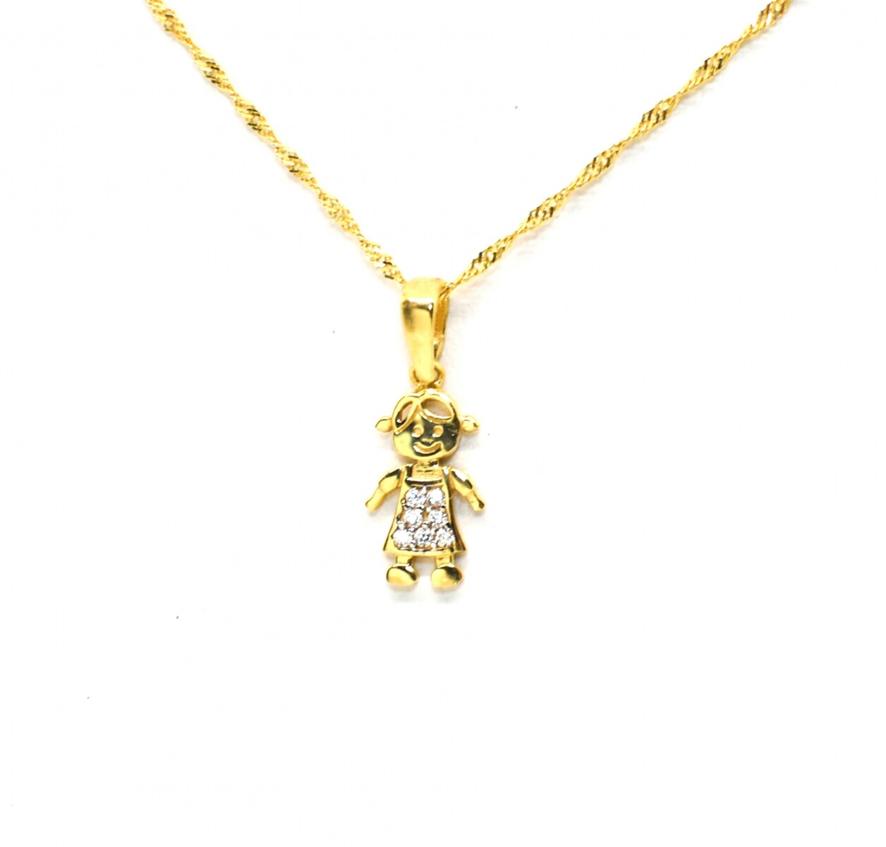 Cadena y Colgante en Oro 