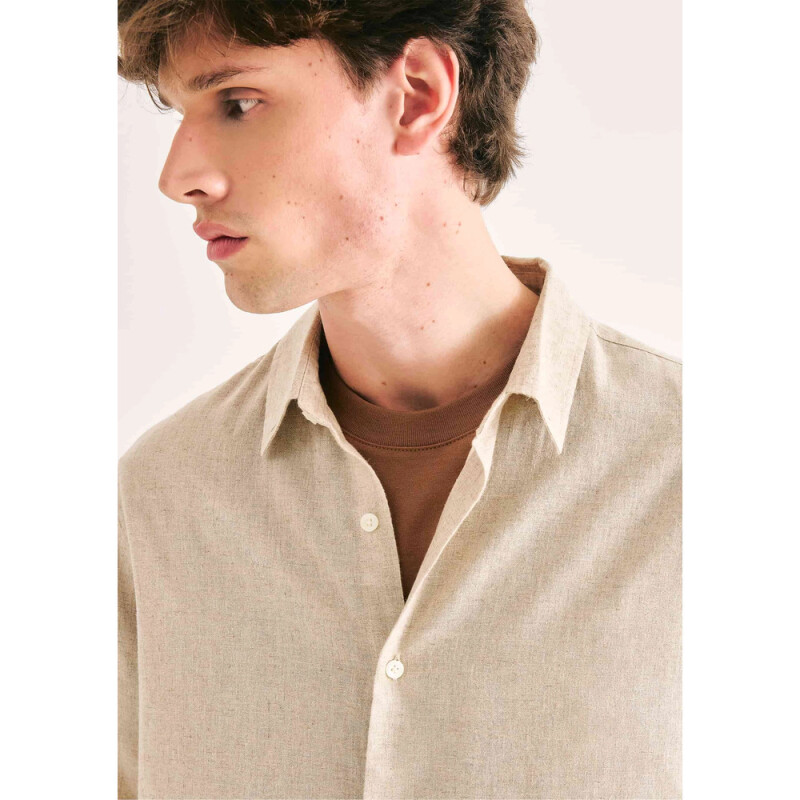 CAMISA ML MASC OFF WHITE