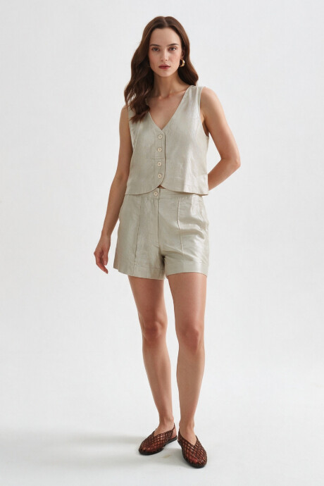 Chaleco Xino Beige Claro