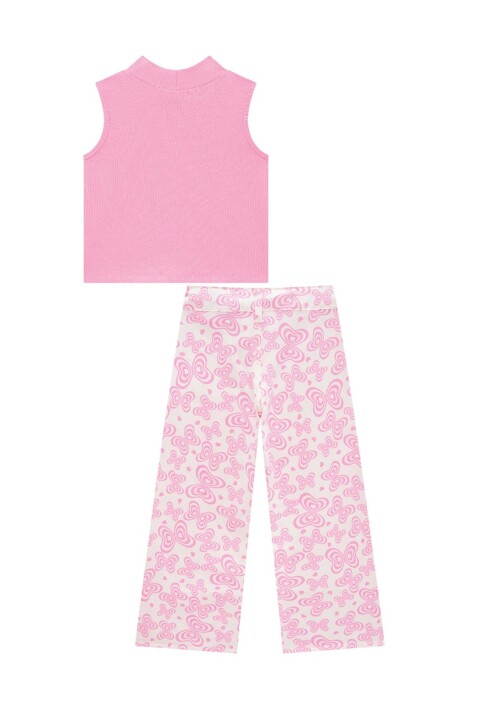 Conjunto Blusa Rosa y Pantalón Conjunto Blusa Rosa y Pantalón