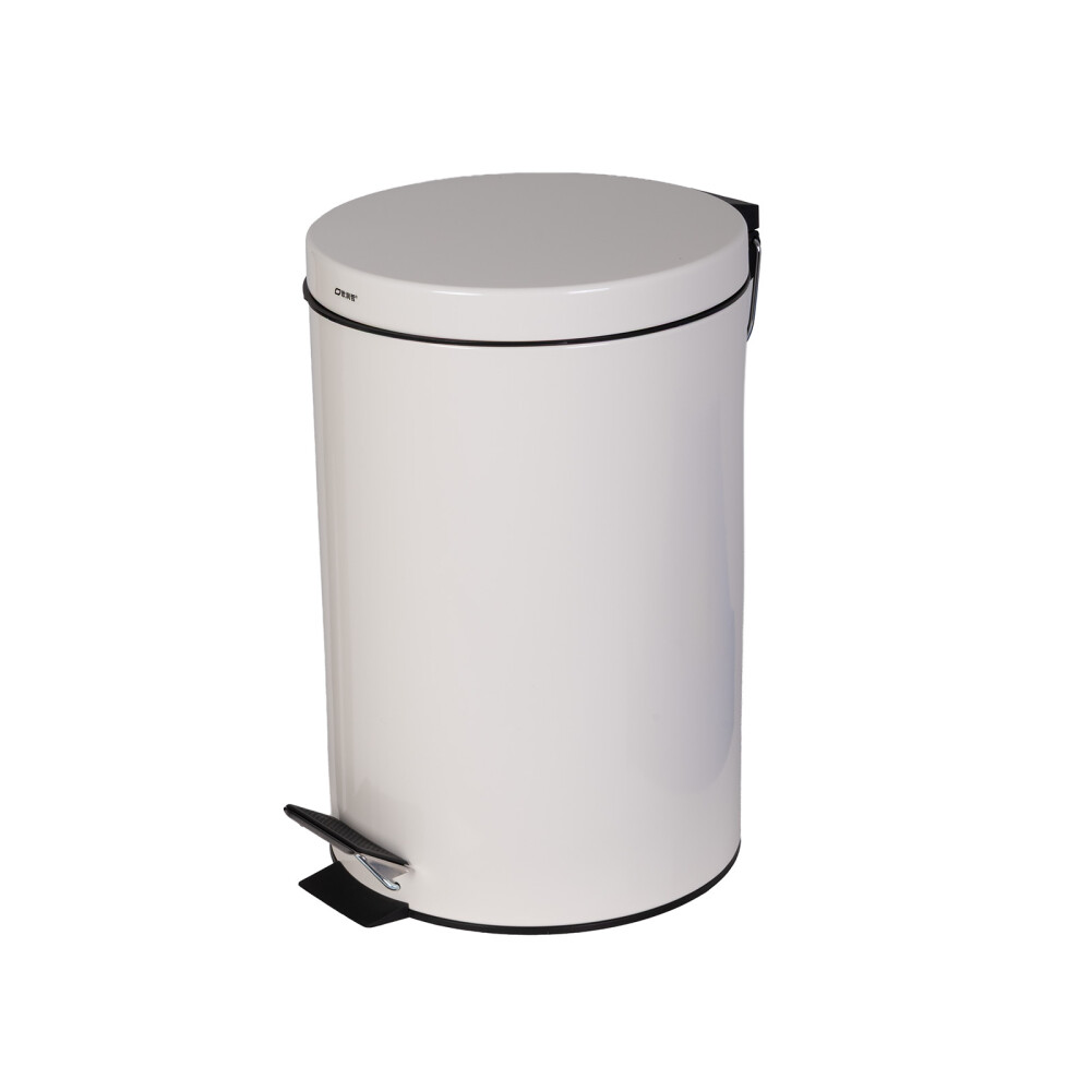 PAPELERA BLANCO ACERO INOXIDABLE DUSTBIN 101121