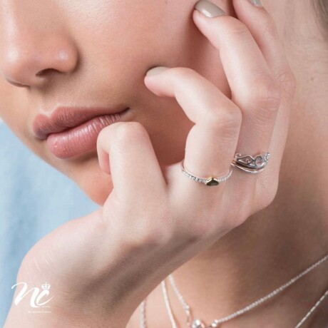Anillo Coronita Rose - Plata y Baño de Oro Anillo Coronita Rose - Plata y Baño de Oro
