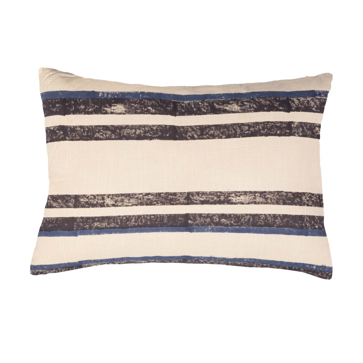 ALMOHADÓN ALMAGRO 40*60 - ALGODON BEIGE/NEGRO 