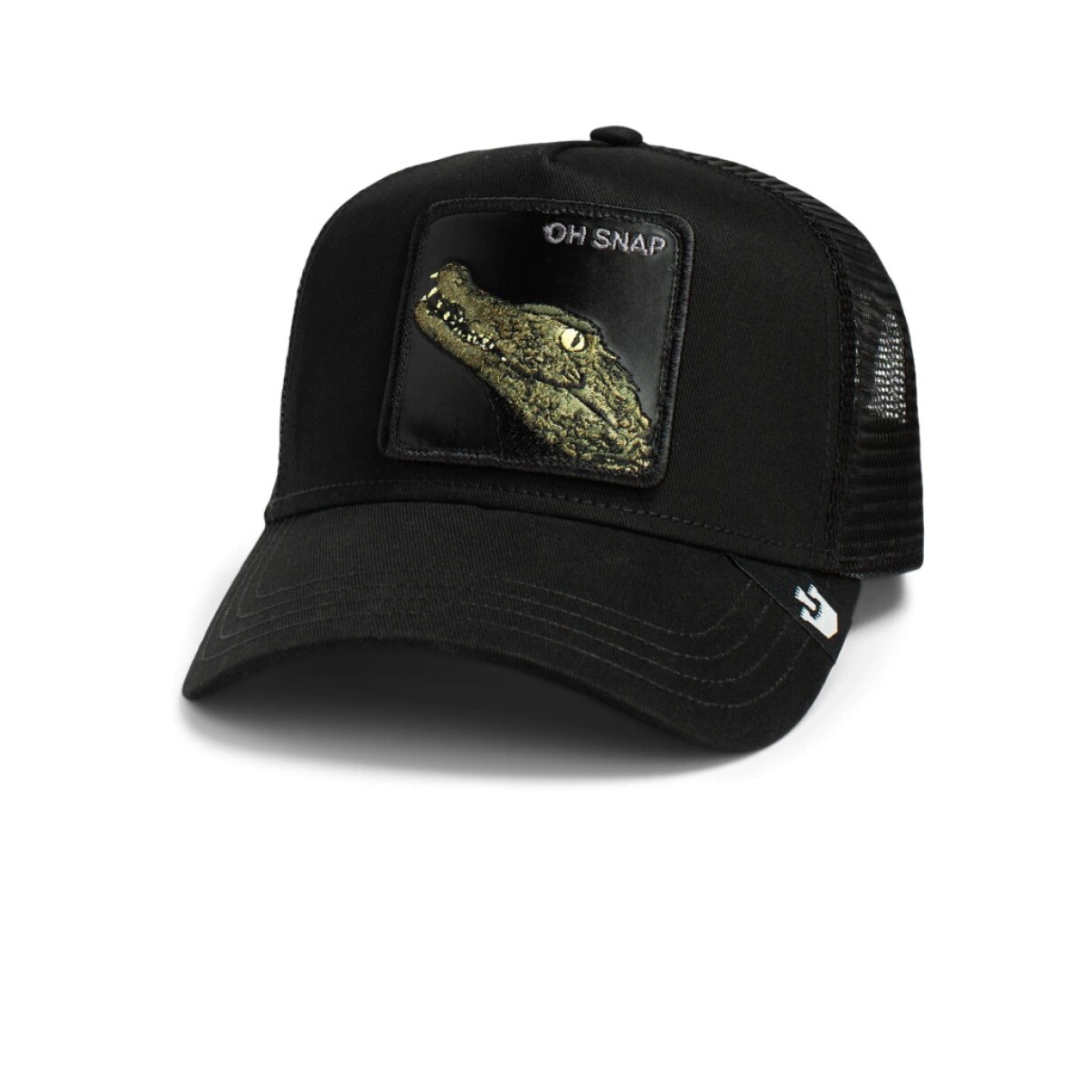 Gorra Goorin Bros Trucker Baseball - The Oh Snap Alligator - Negro 