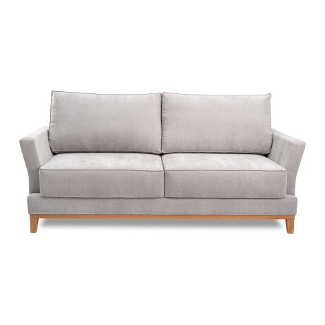 Sofá Amadeus - Tela Microfibra - 2 cuerpos 2204 (Gris)