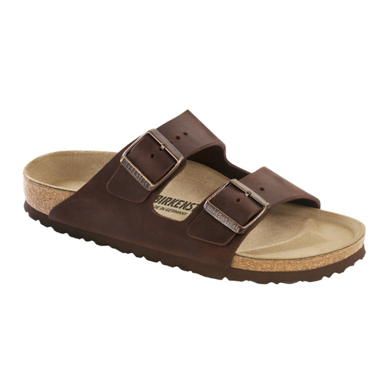 Sandalia Arizona Oiled Leather - Estrecho Marron