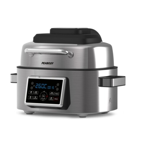 Freidora Air Fry Peabody con grill 6 litros 1660W Panel Digital Freidora Air Fry Peabody con grill 6 litros 1660W Panel Digital
