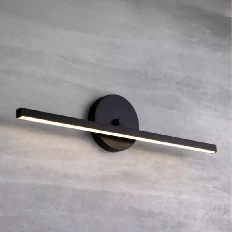 APLIQUE LED CLARA 50CM 10W 3000K NEGRO APLIQUE LED CLARA 50CM 10W 3000K NEGRO