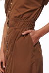 VESTIDO AUREA MARRON
