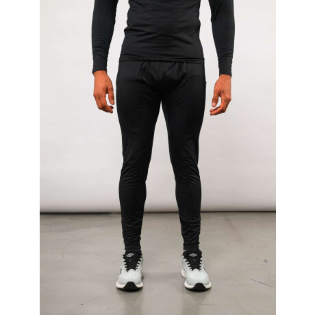 Pantalón Largo Calza Larga Térmica Brushed de Hombre Negro