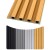 Pack x20 Wpc Simil Madera Wall Panel Lambrin 2.90x16.7 Color Marron Madera