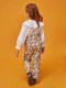 Blusa Cuello Petalos Blanco Optico