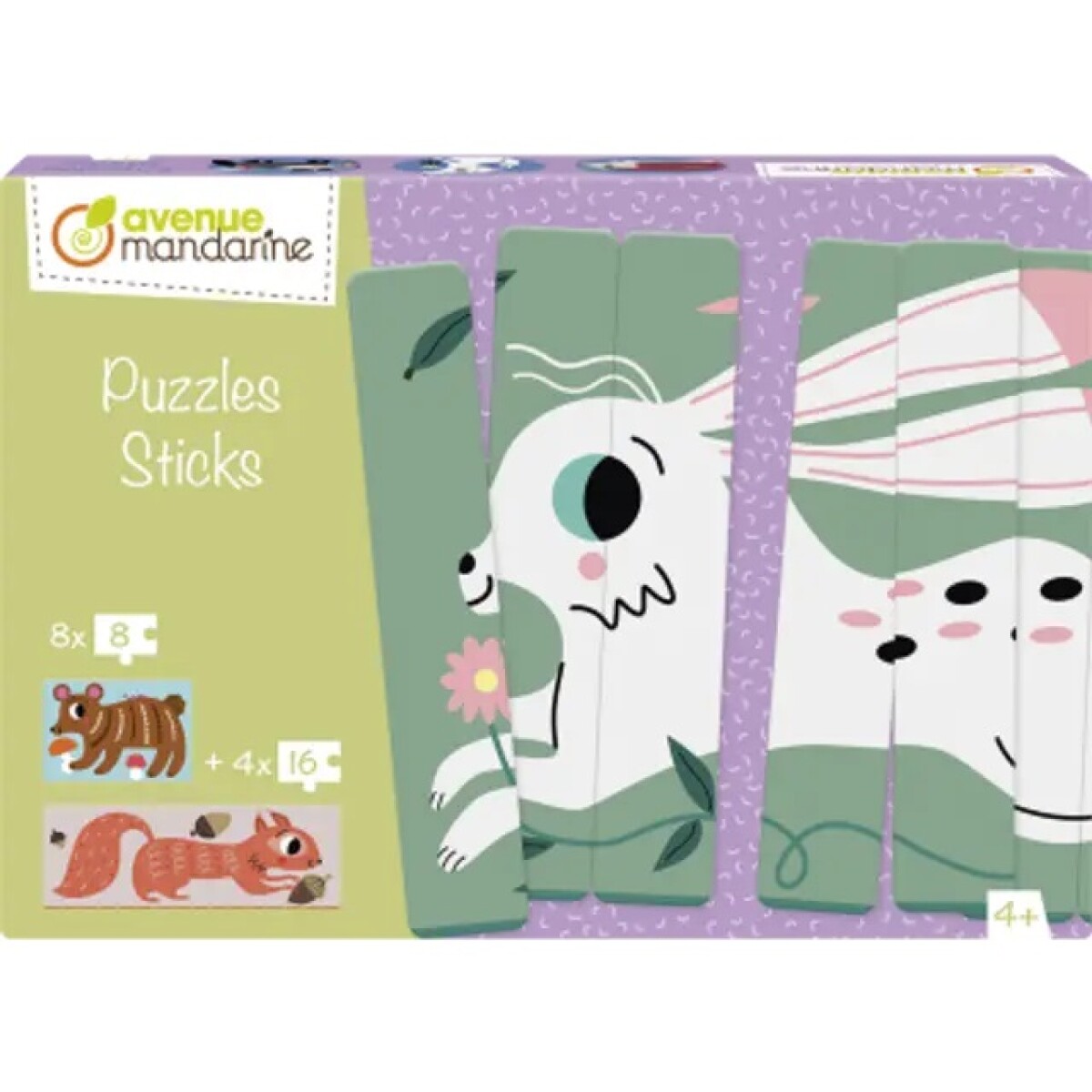 Puzzles Sticks Forest Animals 