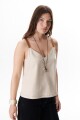 MUSCULOSA LINO ART BEIGE