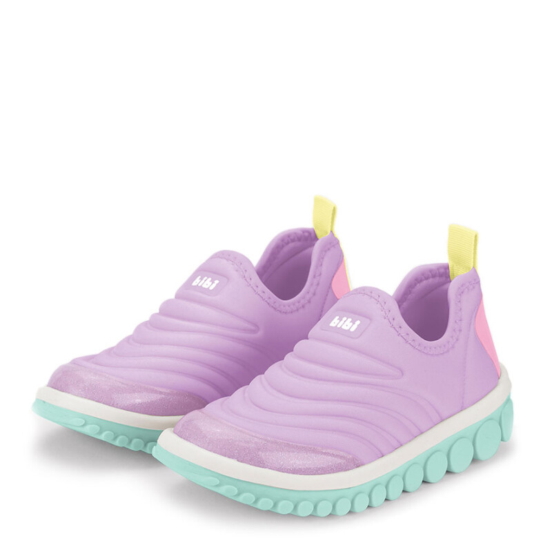 Championes de Niña Bibi Roller 2.0 Lila - Verde Agua