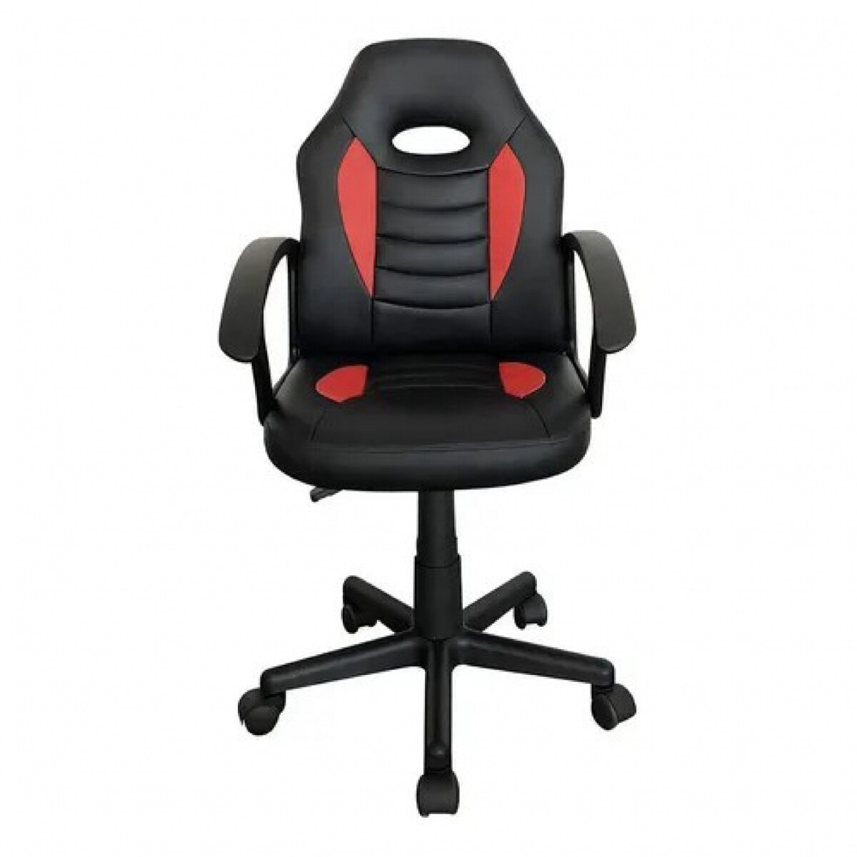 Silla De Escritorio Gamer Negro y Rojo 