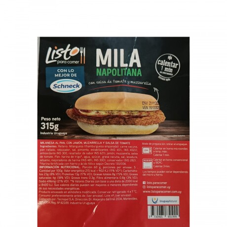 MILANESA NAPOLITANA AL PAN LISTO PARA COMER +SOLO PDE O WEB+ MILANESA NAPOLITANA AL PAN LISTO PARA COMER +SOLO PDE O WEB+