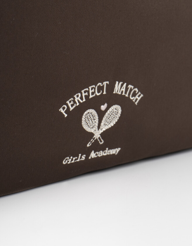 Shopper Cartera Shopper Back To School - Marron Chocolate