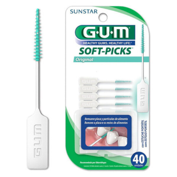 Limpiadores Interdentales Soft-Picks 40un. GUM Limpiadores Interdentales Soft-Picks 40un. GUM