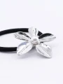COLERO FLOR PLATEADO