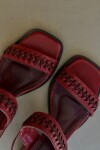 Sandalia Trama Rojo