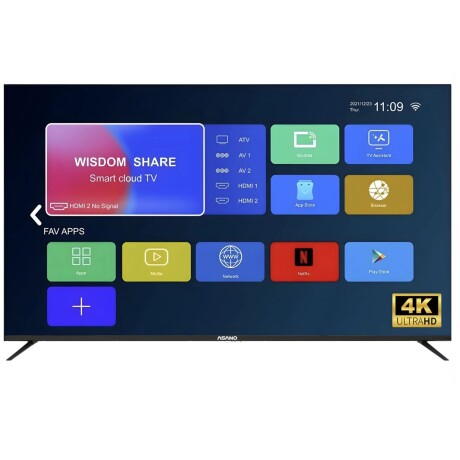 Rack con Panel para TV + TV Asano 65" Smart 4K Rack con Panel para TV + TV Asano 65" Smart 4K