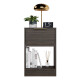 Mesa De Luz Moderna Dormitorio Para Cabecera Moderna Paris Marrón