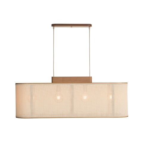 COLGANTE ELIPTICO E27 100X25CM CASTANHO COLGANTE ELIPTICO E27 100X25CM CASTANHO