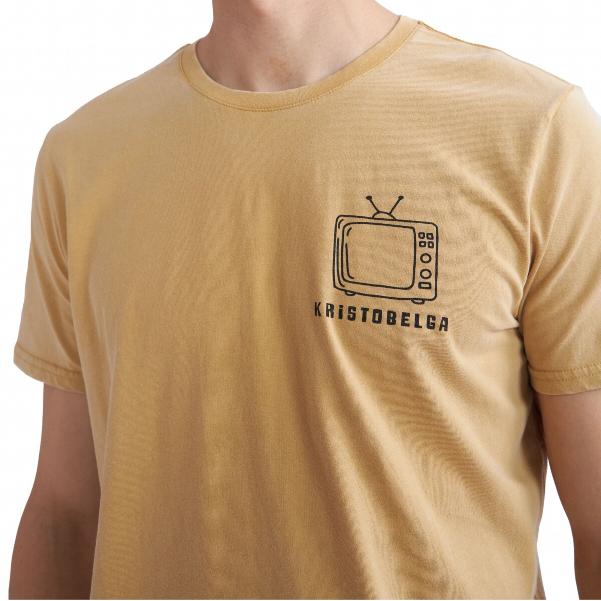 Remera de Hombre KristoBelga KristoBelga - Marrón Camel 