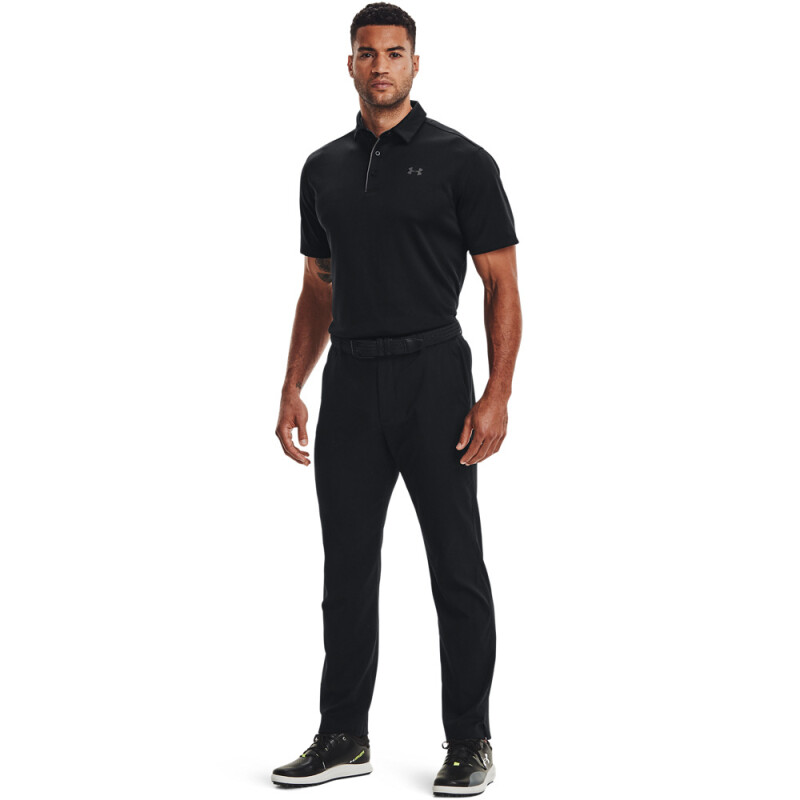 Tech Polo-RED BLK-001