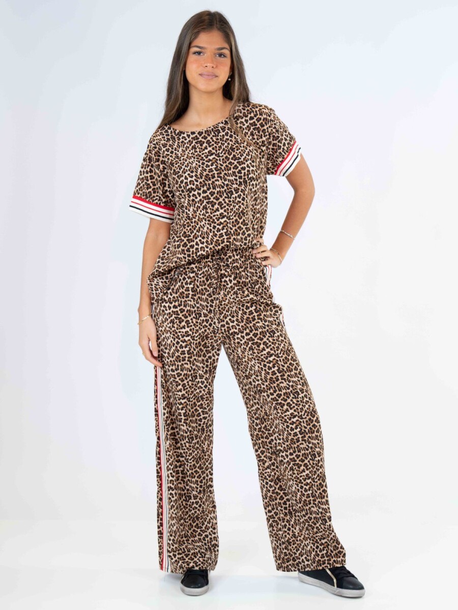 Pantalón set Dinna - Leopardo 