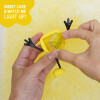 Glo Pals Set personaje + 2 cubos iluminados Amarillo