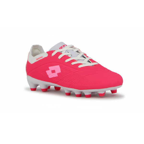 Lotto SALERNO Futbol cancha MD Niño - Fucsia/Blanco Fucsia-Blanco