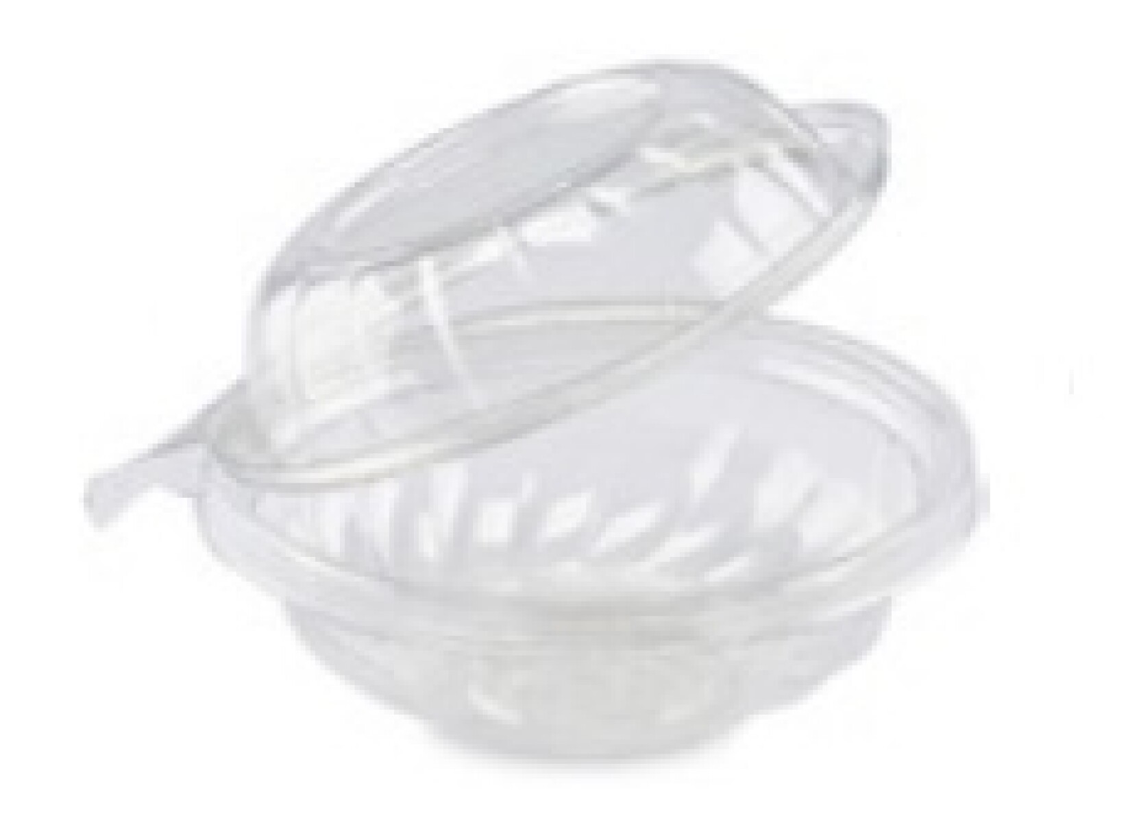 POTE PET CON LACRE TAPA DOMO ALTA 300ML ø 13,8 x 6,8CM 