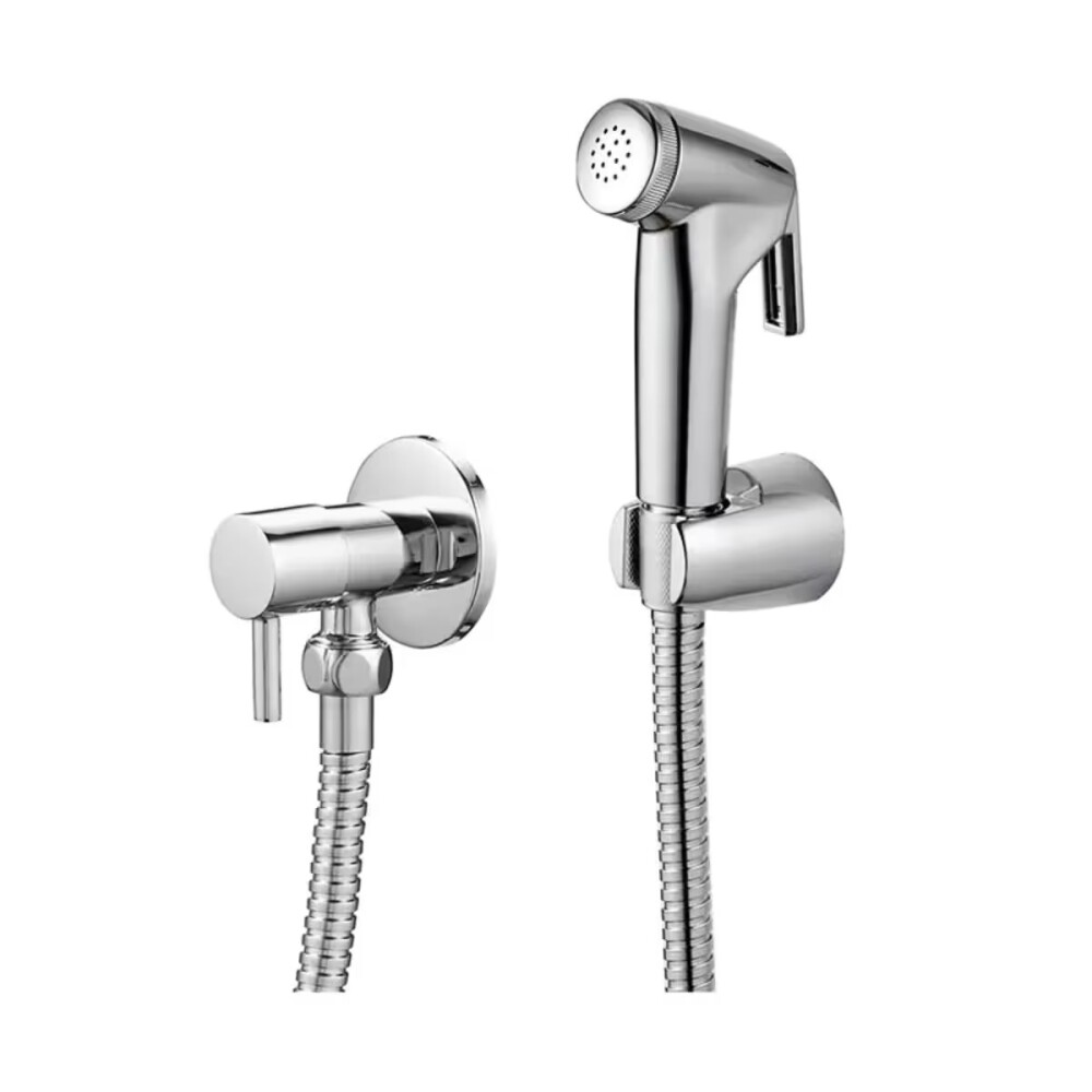 Grifería de Ducha higiénica de pared completa agua fría Cromado Grifería De Ducha Higiénica De Pared Completa Agua Fría Cromado