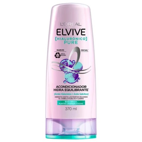 Acondicionador Hidra Hialuronico Pure Elvive 370 ml Acondicionador Hidra Hialuronico Pure Elvive 370 ml