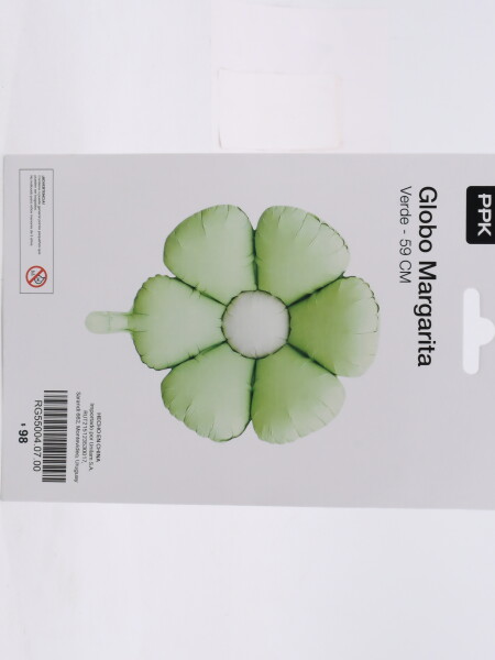 GLOBO MARGARITA 59CM VERDE VERDE
