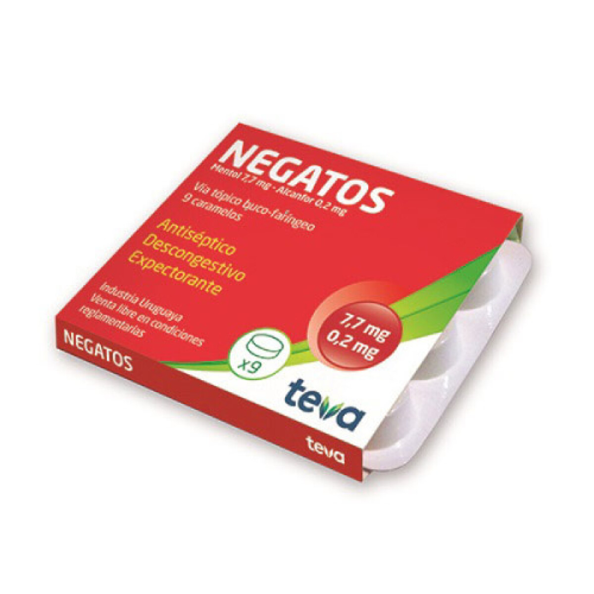 Negatos Teva 9 Caramelos 