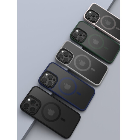Protector Case Transparente con MagSafe Pino Series Devia para iPhone 15 Pro Blue