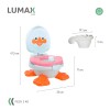 Pelela Wc Niños Duck Baby Potty 3 En 1 Hasta Los 5 Años Rosa